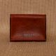 Handcrafted Sangria Wallet Leather Polished Refined Radiant